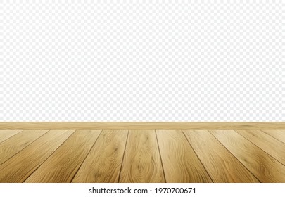 Realistic wood texture background. Wood floor texture mockup. Vector illustration EPS10