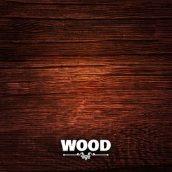Realistic Wood Texture Background. Vector Illustration