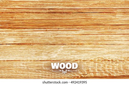 Realistic Wood Texture Background. Vector illustration