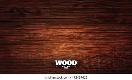 Realistic Wood Texture Background. Vector illustration