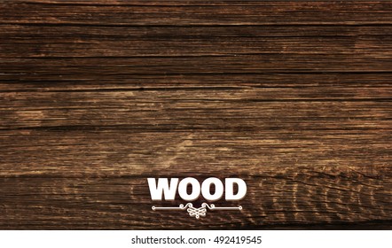 Realistic Wood Texture Background. Vector illustration