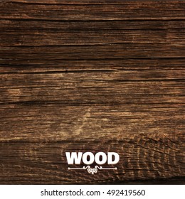 Realistic Wood Texture Background. Vector illustration