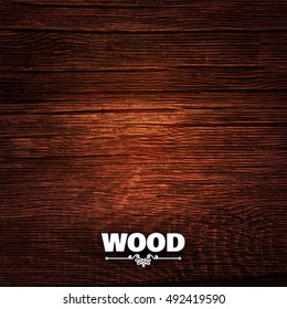 Realistic Wood Texture Background. Vector illustration