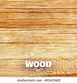Realistic Wood Texture Background. Vector illustration