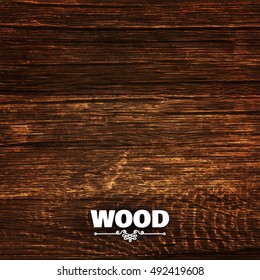 Realistic Wood Texture Background. Vector illustration