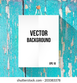 Realistic Wood texture, vector background