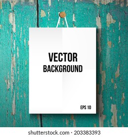 Realistic Wood texture, vector background