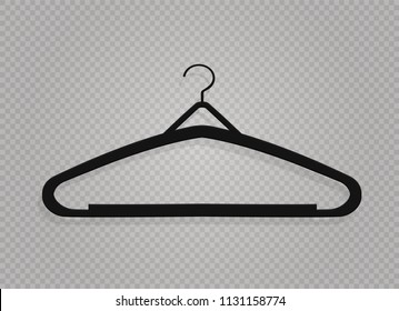 Realistic wooden hangers. For coats, sweaters, dresses, skirts, pants. Design template,layout for graphics, advertising.
