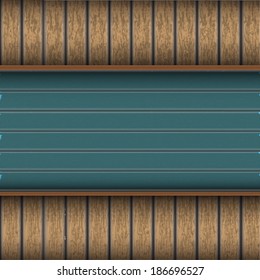 Realistic wooden texture with boards