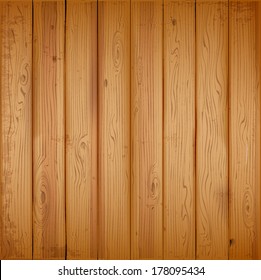 Realistic wooden texture. Vector illustration.