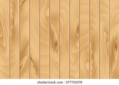Realistic wooden vector background. Vector illustration. 
