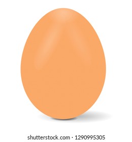 Realistic World Record Egg Vector Icon