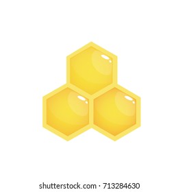 Realistic yellow beehive vector, fresh healthy organic honey vector illustration, logo, sign, symbol, icon