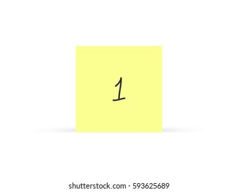 realistic yellow sticker,vector