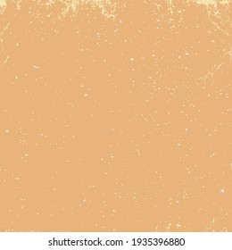 Textura de pared amarilla realista, fondo abstracto - Ilustración vectorial