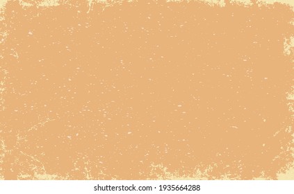 Textura de pared amarilla realista, fondo abstracto - Ilustración vectorial