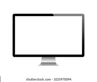 Realistick monitor. Stock vector