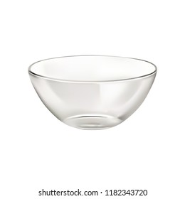 Realistik bowl. Vector illustration.