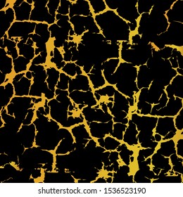 realistik and Gold marble pattern on the isolated background
