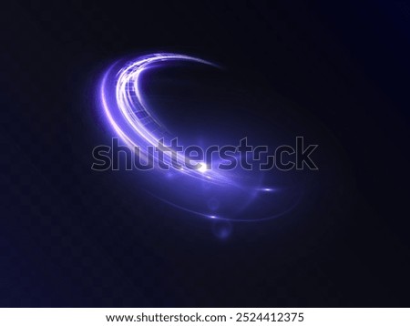 Reality distortion portal light effect. Glows for game interface design. Bright light around teleport podium. Magic gate in fantasy game. Vector 10 EPS