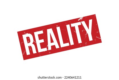 Reality Rubber Stamp Seal Vector