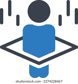 reality Vector illustration on a transparent background. Premium quality symbols. Glyph icons for concept and graphic design.