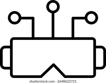 Reality Vector Line Icon Design