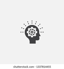 realization Glyph icon. Simple sign illustration. realization symbol design. Can be used for web, print and mobile