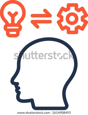 Realization Icon Color Line Vector Illustration