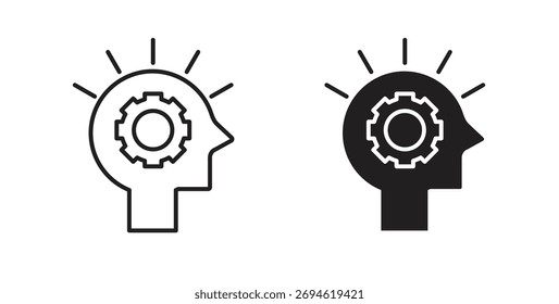 Realization icon concept. Logo symbol for web and mobile. Pixel Perfect.