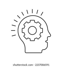 Icono universal de línea de realización ui ux símbolo de elemento.