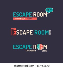 Real-life room escape. The logo for the quest room.