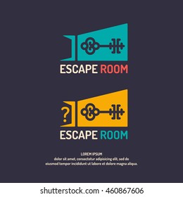 Real-life room escape. The logo for the quest room.