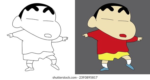 REALLY COOL BLACK AND WHITE SINCAN VECTOR