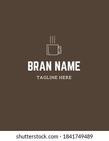 a really cool and elegant logo for a modern coffee shop business