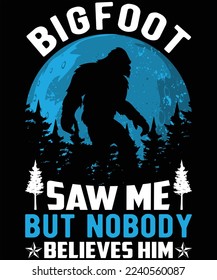 Are  really loved to the Bigfoot? Maybe you know title Believe in your self even when no one else does, Bigfoot. Or you know someone who loves the yeti. This product is perfect for those people to ape