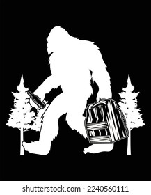 Are  really loved to the Bigfoot? Maybe you know title Believe in your self even when no one else does, Bigfoot. Or you know someone who loves the yeti. This product is perfect for those people to ape