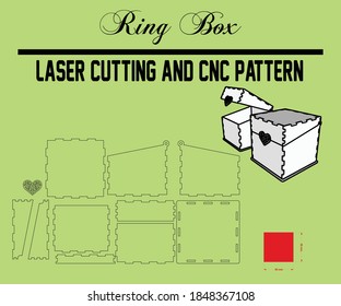 a really wonderful ring box which can be cut by a laser cutting machine for all 3mm materials thickness.