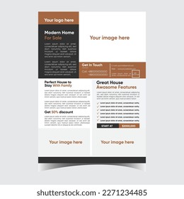 Realstate Flyer Design template here