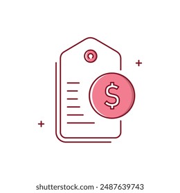 Real-Time Dynamic Pricing Vector Icon Design