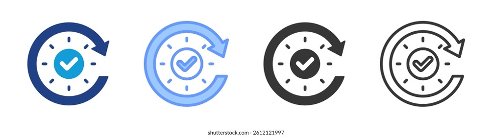 Realtime icon set multiple style collection