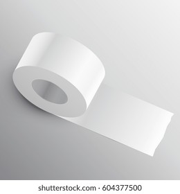 realtistic duct take adhesice mockup template