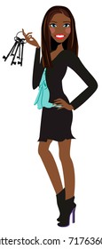 Realtor avatar / clip-art / vector / logo / icon