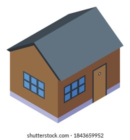 Realtor house icon. Isometric of realtor house vector icon for web design isolated on white background