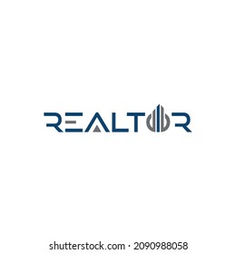 Realtor Logo Wordmark design template