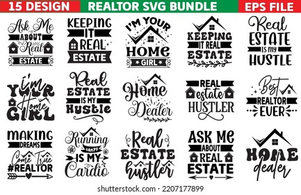 Realtor Svg Bundle, Realtor Svg design