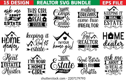 Realtor Svg Paket, Realtor svg Design