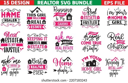 Realtor Svg Paket, Realtor svg Design