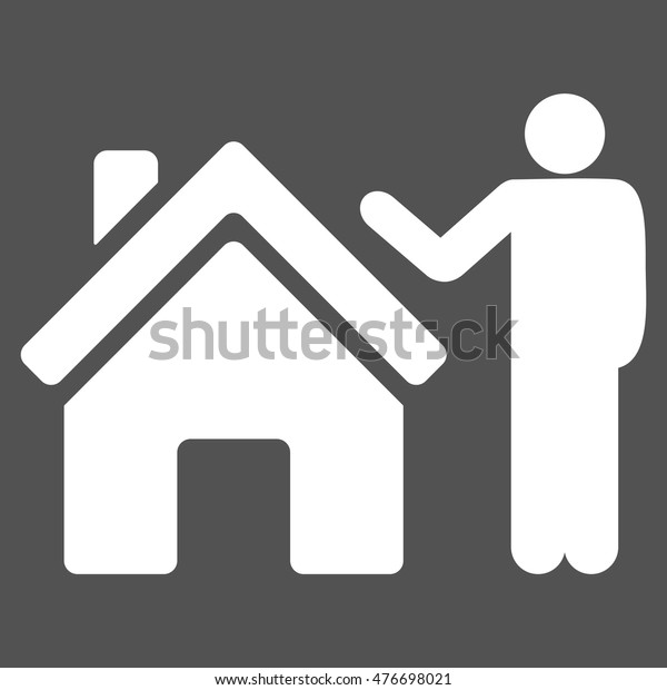 Realty Buyer Icon Vector Style Flat Stock Vector Royalty Free 476698021