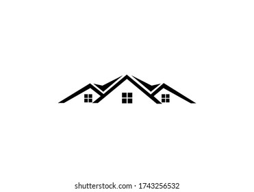 realty home vector logo design